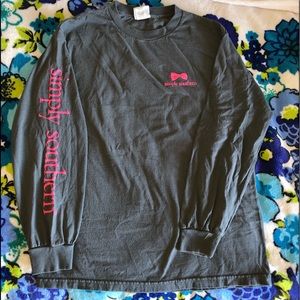 simply southern grey shirt